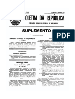 MZ Government Gazette Series I Supplement Dated 2000-05-16 No 19