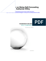 Download Heidegger On Being Self Concealing Katherine Withy full chapter