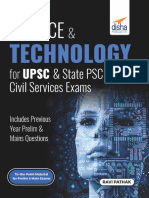 Disha Experts - Science & Technology for UPSC & State PSC Civil Services Prelim & Main Exams-Disha Publication (2021)