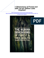 Download The Human Dimensions Of Forest And Tree Health 1St Ed Edition Julie Urquhart full chapter