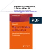 Migrationsfamilien Und Rassismus 1 Aufl Edition Miriam Hill Full Chapter
