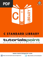 C Standard Library Tutorial