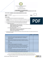 Urinary Catheterization and Collection Checklist
