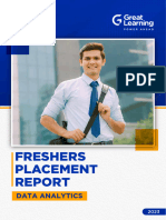 Freshers Placement Report for Glca 2023