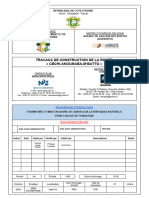 301 - Procedure D'execution - Fourniture Et Mise en Oeuvre de Graveleux Latéritiques Naturels Pour Couche de Fondation