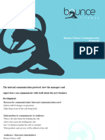 Bounce Fitness Communication Protocols Presentation, by Savio Jose