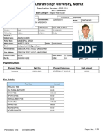 Student Exam Form