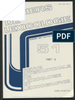 1987 N CATACH 1987 Cahiers de Lexicologie 51