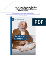 Download The Ideas Of Karl Marx A Critical Introduction 1St Edition Stefano Petrucciani full chapter