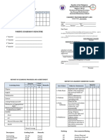 SF 9 - ES ((Learner's Progress Report Card)