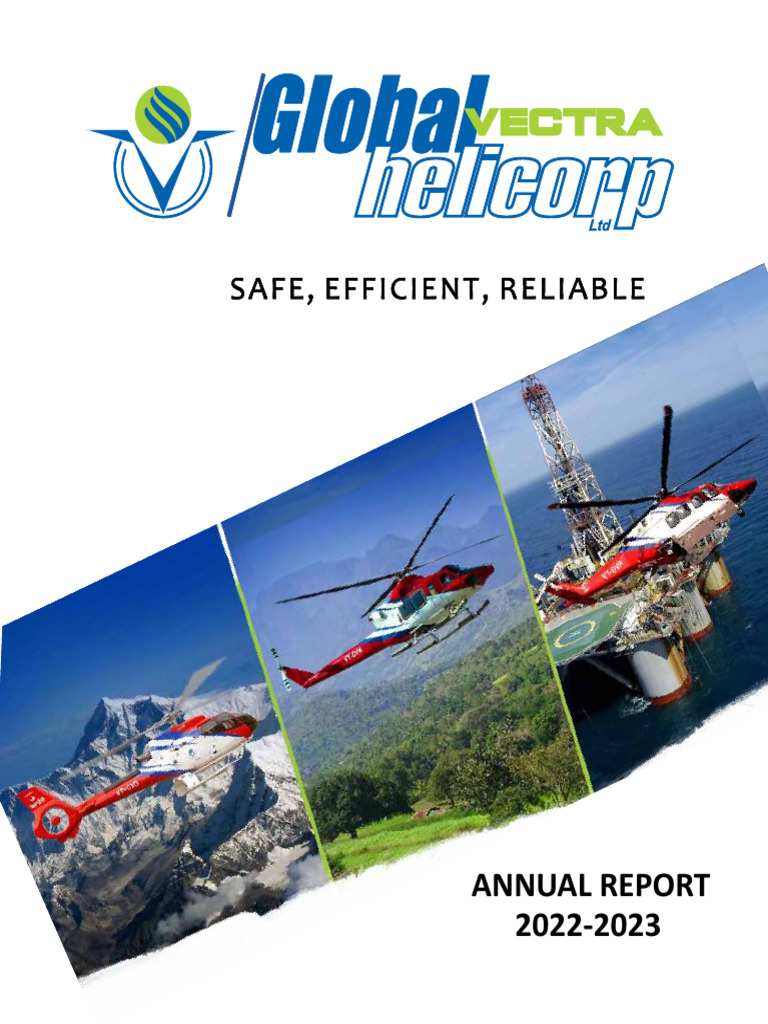 Global Vectra Helicorp 2023 Annual Report | PDF | Password | Electronic ...