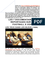 Documentaires Foot