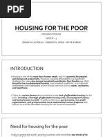 Housing For The Poor