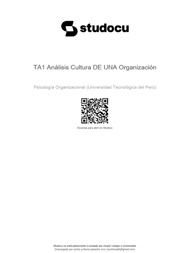 Análisis de la Cultura Organizacional | PDF | Business | Cliente