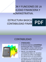 Definicion Y Funciones de La Contabilidad Financiera Y Administrativa. Estructura Basica de La Contabilidad Financiera