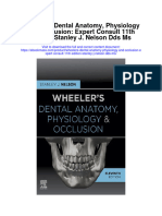 Download Wheelers Dental Anatomy Physiology And Occlusion Expert Consult 11Th Edition Stanley J Nelson Dds Ms all chapter