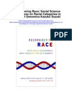 Reconsidering Race Social Science Perspectives On Racial Categories in The Age of Genomics Kazuko Suzuki All Chapter