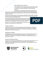 UFHRD 2018 Presentation Guidelines