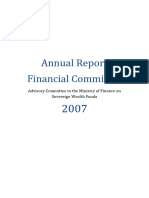 Annual Report Financial Committee 2007