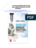 Download Design For Advanced Manufacturing Technologies And Processes Laroux Gillespie full chapter