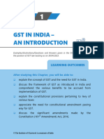 GST IN India - AN: Learning Outcomes
