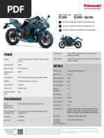 2025 Kawasaki Ninja ZX-4RR Specs | PDF | Horsepower | Anti Lock