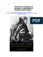 Download Recycled Lives A History Of Reincarnation In Blavatskys Theosophy Julie Chajes all chapter