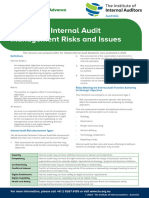 IIA Australia - Internal Audit Management Risks & Issues