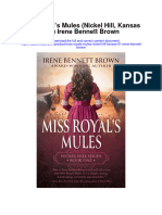 Miss Royals Mules Nickel Hill Kansas 01 Irene Bennett Brown Full Chapter