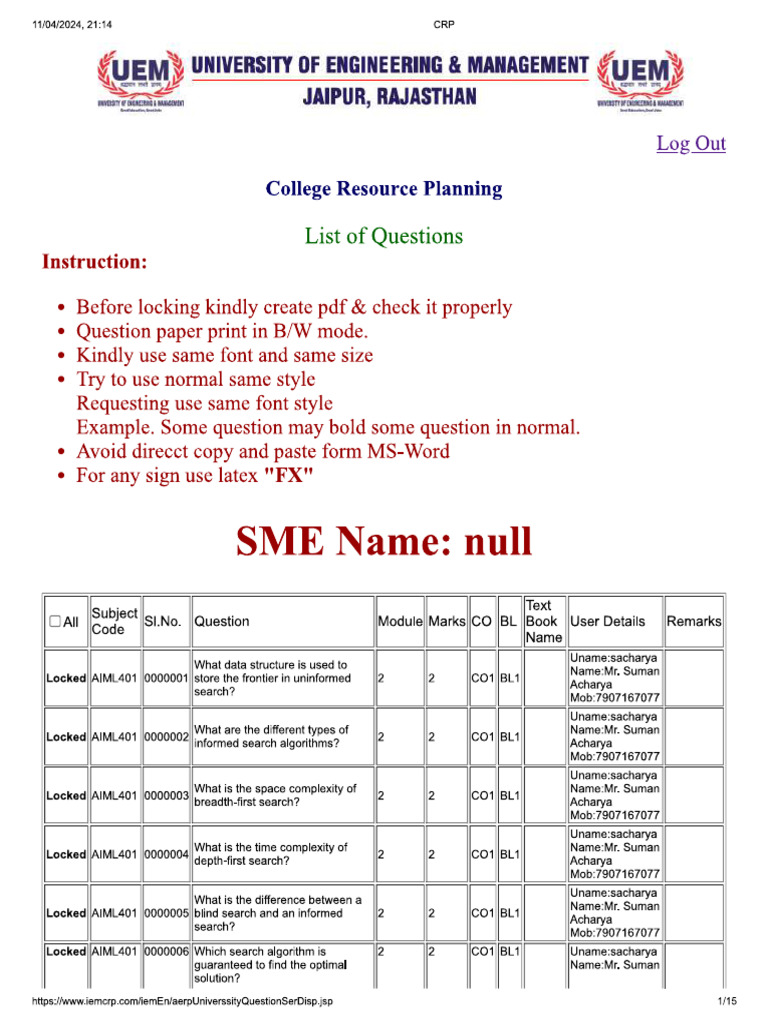 Aiml 401 | PDF