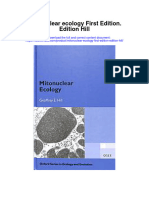 Mitonuclear Ecology First Edition Edition Hill Full Chapter