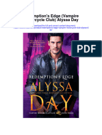 Redemptions Edge Vampire Motorcycle Club Alyssa Day All Chapter