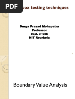 4 - Boundary Value Analysis