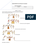 Ficha de Ginástica de Aparelhos - Editável