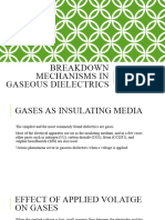 Lecture 5 & 6 31.8.2020 & 3.9.2020 Breakdown Mechanisms in Gaseous Dielectrics