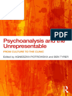 Agnieszka Piotrowska, Ben Tyrer - Psychoanalysis and The Unrepresentable - From Culture To The Clinic-Routledge (2016)