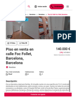 Vivienda en Venta en Calle FOC FOLLET 0 08030, Barcelona, BARCELONA - Aliseda Inmobiliaria