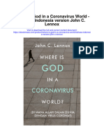 Where Is God in A Coronavirus World Bahasa Indonesia Version John C Lennox All Chapter