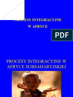 Prezentacja Procesy Integracyjne W Afryce