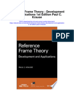 Reference Frame Theory Development and Applications 1St Edition Paul C Krause All Chapter