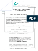 Prévia Contrato de Promessa de Compra e Venda de Terreno