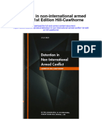 Download Detention In Non International Armed Conflict 1St Edition Hill Cawthorne full chapter