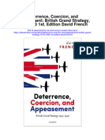 Download Deterrence Coercion And Appeasement British Grand Strategy 1919 1940 1St Edition David French full chapter