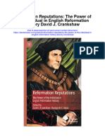 Reformation Reputations The Power of The Individual in English Reformation History David J Crankshaw All Chapter