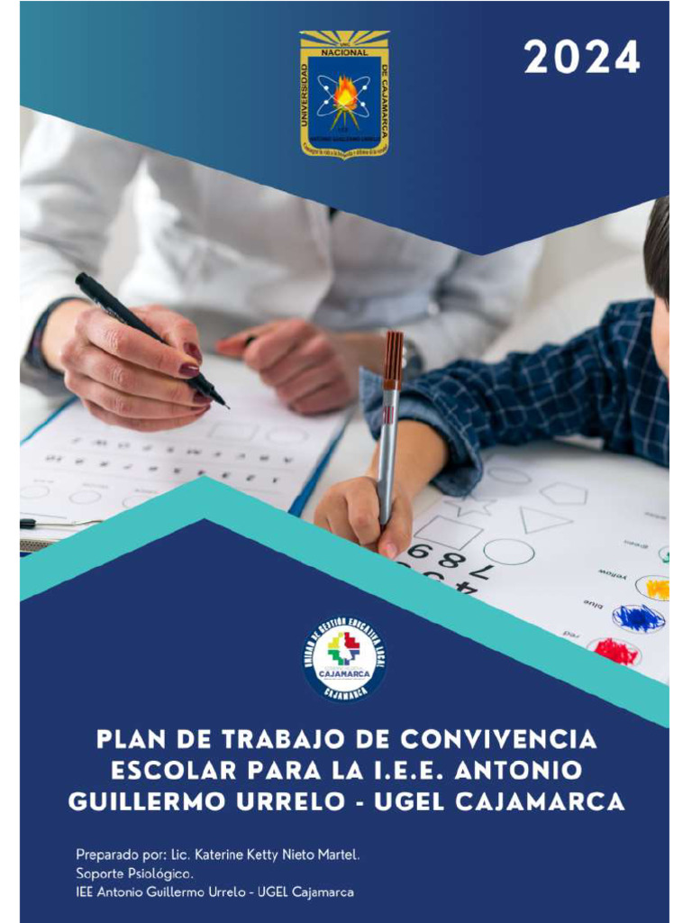 Plan de Convivencia Escolar Urrelo | PDF | Escuelas | Violación