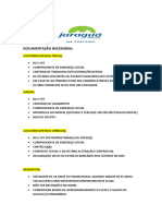 Documentos Necessários