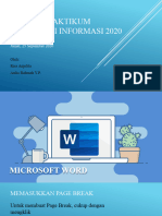 Materi Praktikum Pertemuan II - Microsoft Word