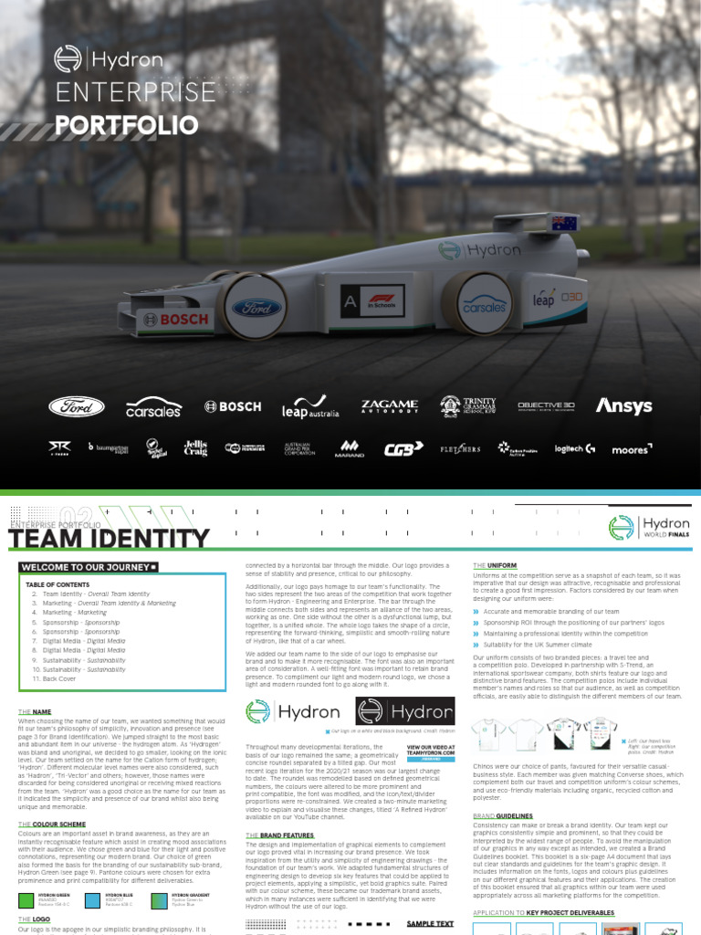 Hydron Team Branding and Identity Guide | PDF | Brand | Marketing