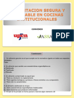 Clase 3 - Alimentacion Segura y Saludable en Cocinas Institucionales