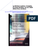 Developing Global Leaders Insights From African Case Studies 1St Ed 2020 Edition Eva Jordans Full Chapter
